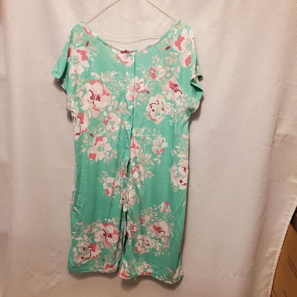 Kindred Bravely Labor Delivery Access Gown Sz S/M/L Mint green floral NWOT - Picture 5 of 7